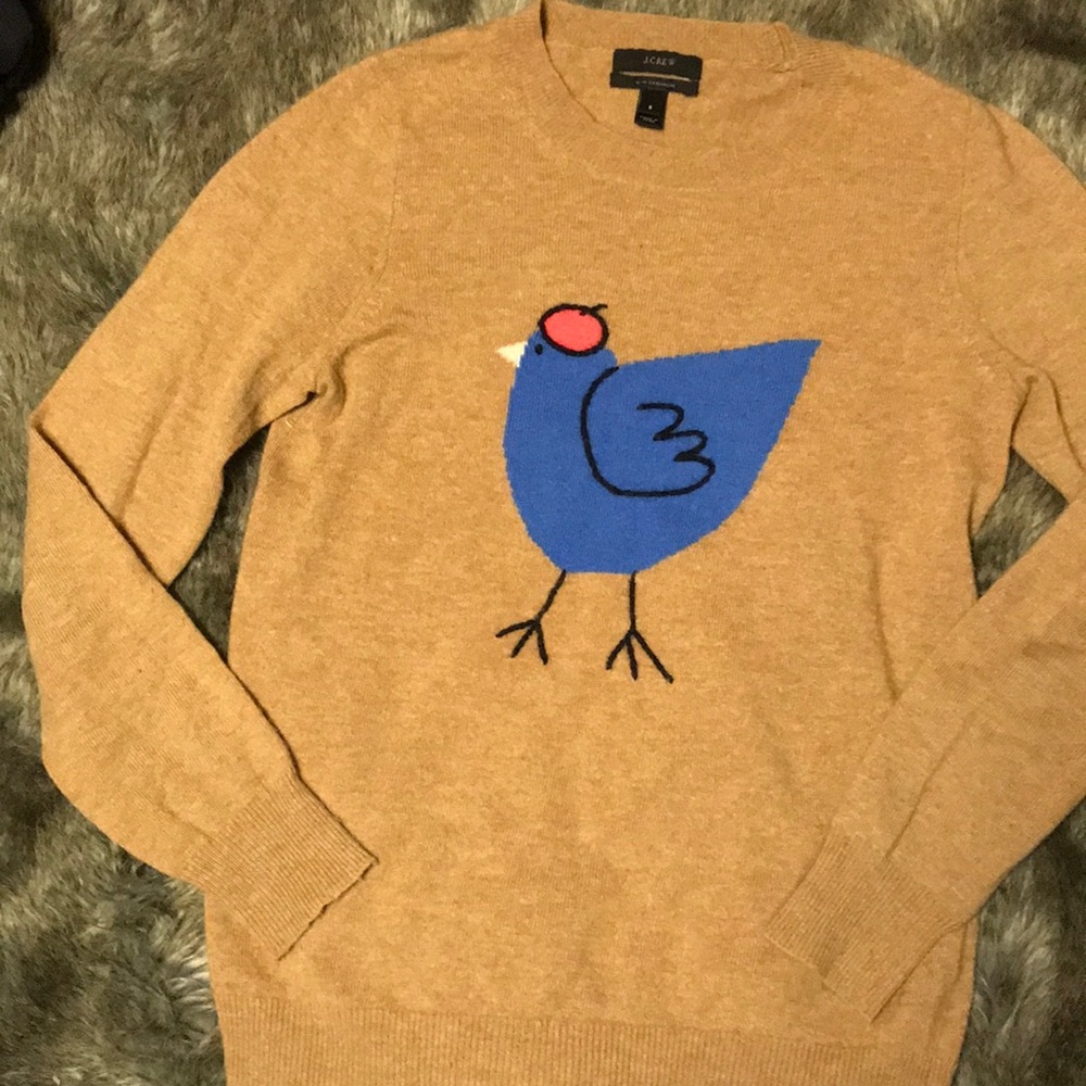J. Crew French Hen Cashmere Sweater
